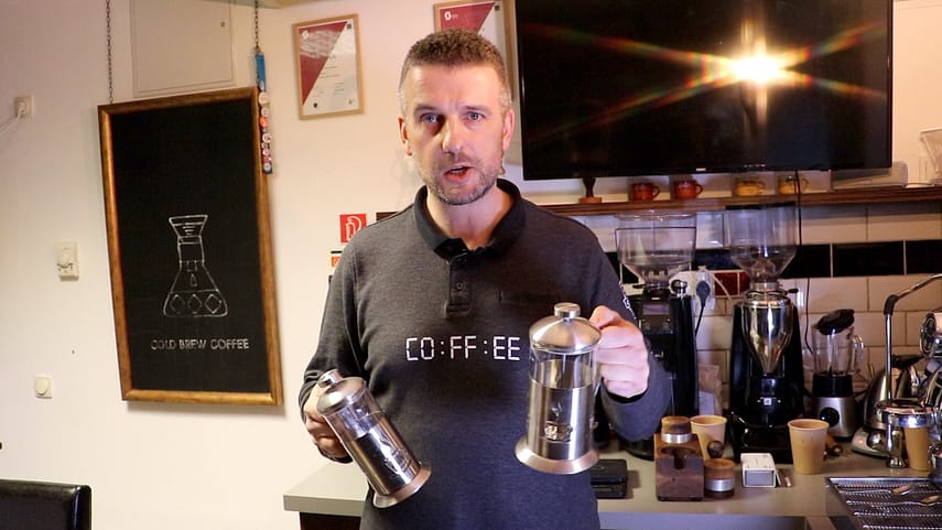 Kávé French Pressen