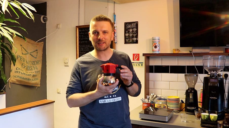 Jó kávé kotyogóson